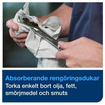 RENGÖRINGSDUK FLEXIBEL TORK GRÅ 55ST/FRP W8